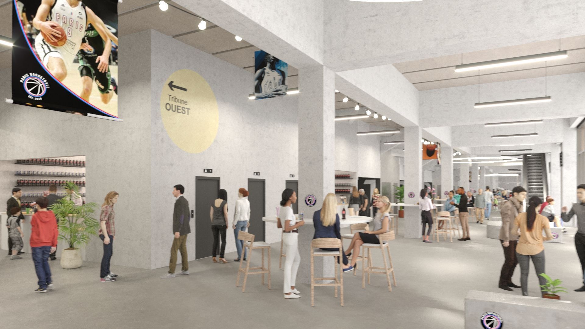 Arena Porte de la Chapelle – Archi Graphi